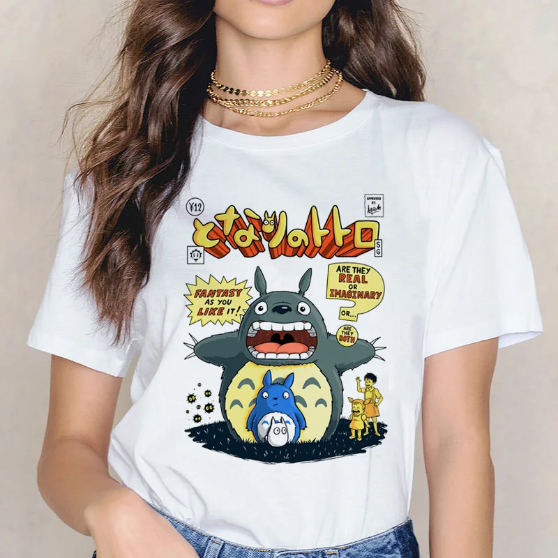 Kawaii Cartoon Totoro Printed T-Shirt