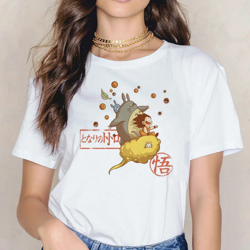 Kawaii Cartoon Totoro Printed T-Shirt
