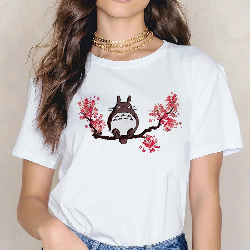Kawaii Cartoon Totoro Printed T-Shirt