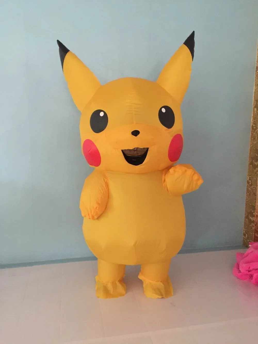 Cartoon Inflatable Pokemon Pikachu Mascot Costume Cartoon Inflatable Pokemon Pikachu Mascot Costume