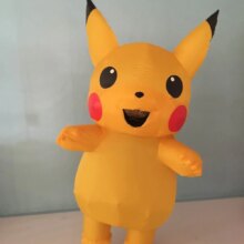 Cartoon Inflatable Pokemon Pikachu Mascot Costume Cartoon Inflatable Pokemon Pikachu Mascot Costume
