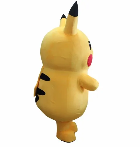 Anime Pikachu Fancy Suit High-Quality Mascot Costume