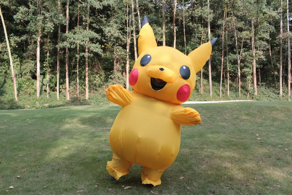 Pikachu Cartoon Inflatable Jumpsuit Costumes Pikachu Cartoon Inflatable Jumpsuit Costumes