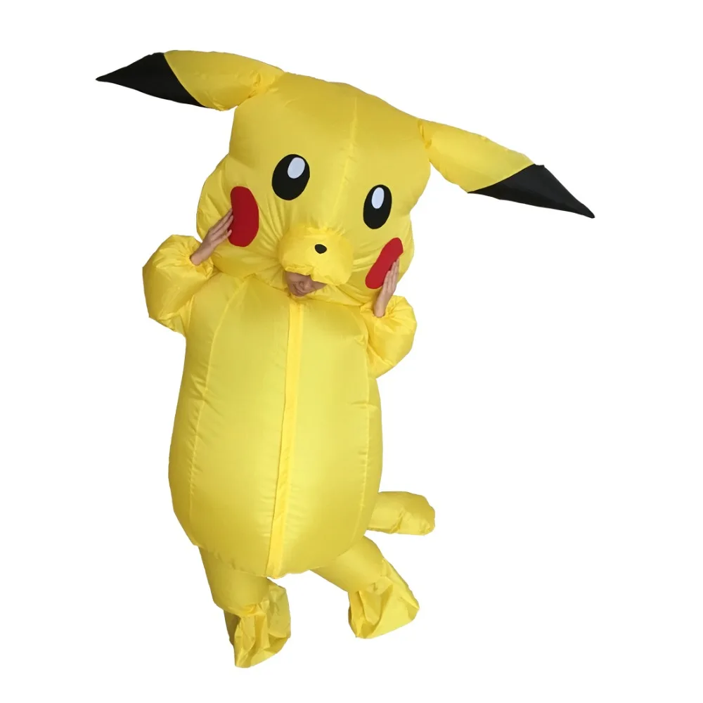 Anime Pikachu Pokemon Fancy Mascot Costume