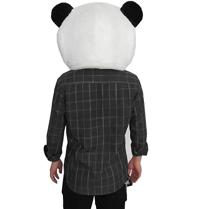 Cartoon Panda Head Mask Mascot Costume Cartoon Panda Head Mask Mascot Costume