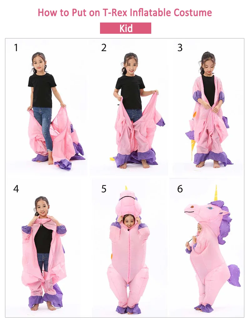 Unicorn Inflatable Kawaii Mascot Costume
