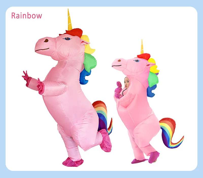 Unicorn Inflatable Kawaii Mascot Costume