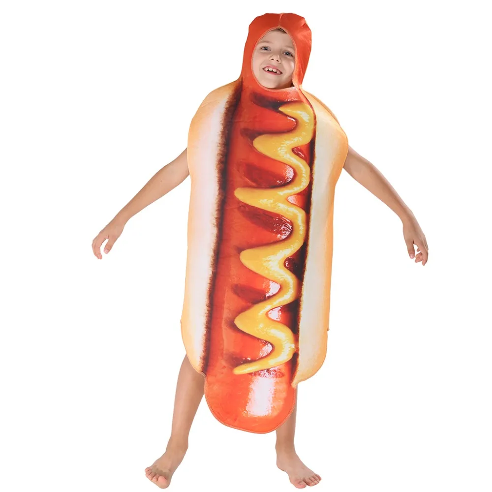 3D Print Food Sausage Hot Dog & One-Piece Pizza Costumes