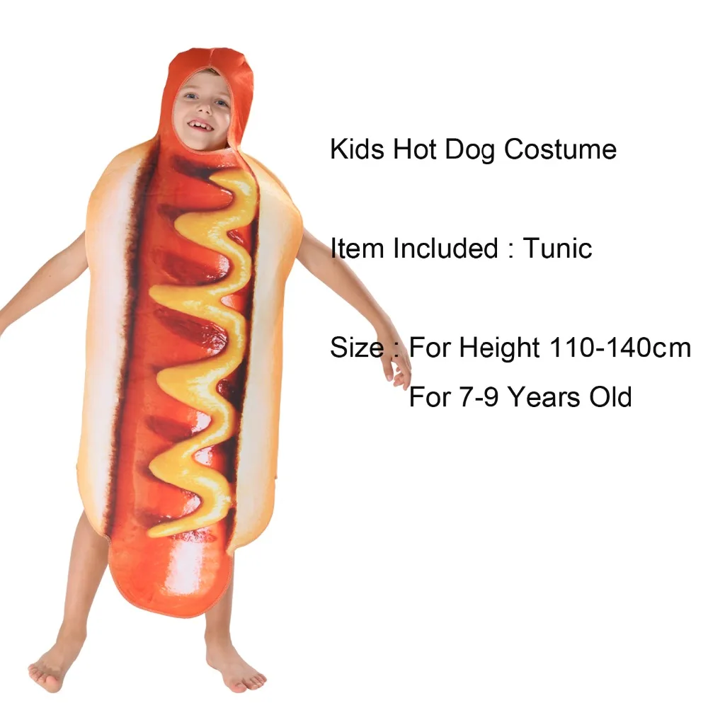 3D Print Food Sausage Hot Dog & One-Piece Pizza Costumes