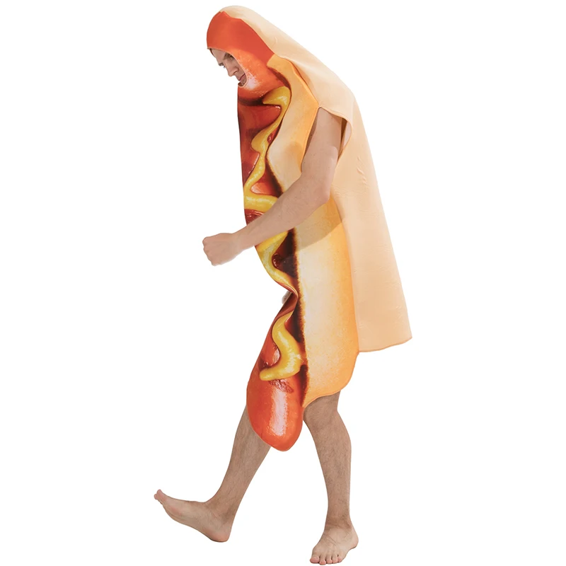 3D Print Food Sausage Hot Dog & One-Piece Pizza Costumes