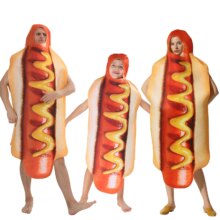 3D Print Food Sausage Hot Dog & One-Piece Pizza Costumes 3D Print Food Sausage Hot Dog & One-Piece Pizza Costumes