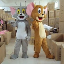 Cartoon Character Tom and Jerry Mascot Costume Cartoon Character Tom and Jerry Mascot Costume
