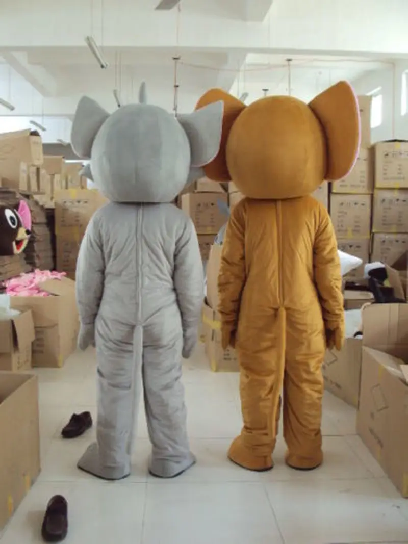 Cartoon Character Tom and Jerry Mascot Costume