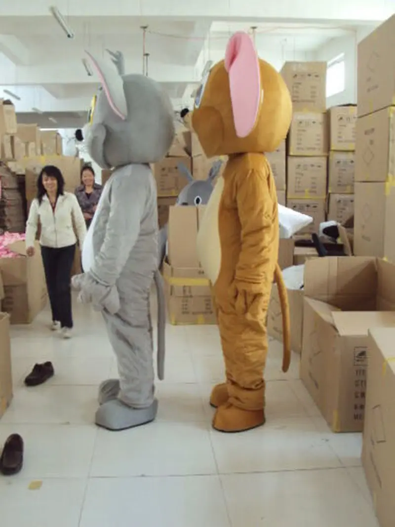 Cartoon Character Tom and Jerry Mascot Costume