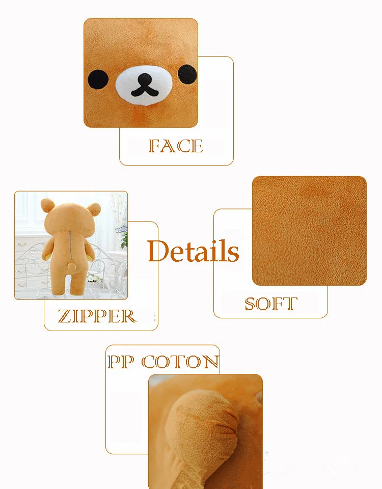 Soft Plush Relax Cartoon Bear Doll