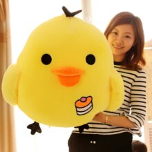 Little Yellow Chicken Figurine & Big Fat Chicken Kawaii Pillow Plush Toy Little Yellow Chicken Figurine & Big Fat Chicken Kawaii Pillow Plush Toy