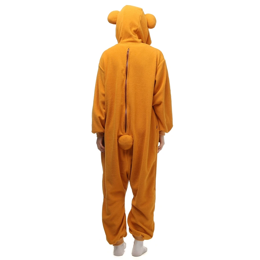 Polar Fleece Kigurumi Onesies Rilakkuma Jumpsuit Costume