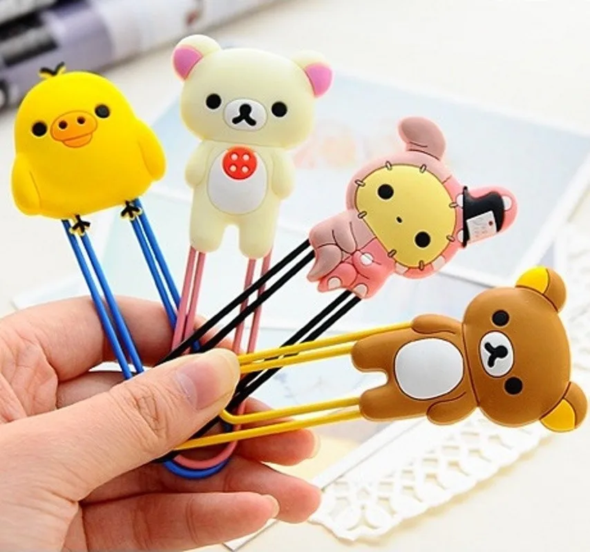 Kawaii Cartoon Bookmark Paper Clip