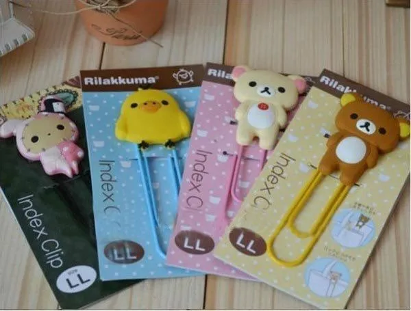 Kawaii Cartoon Bookmark Paper Clip