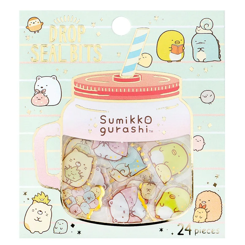 Cartoon Kawaii Transparent Decorative Scrapbooking Stickers