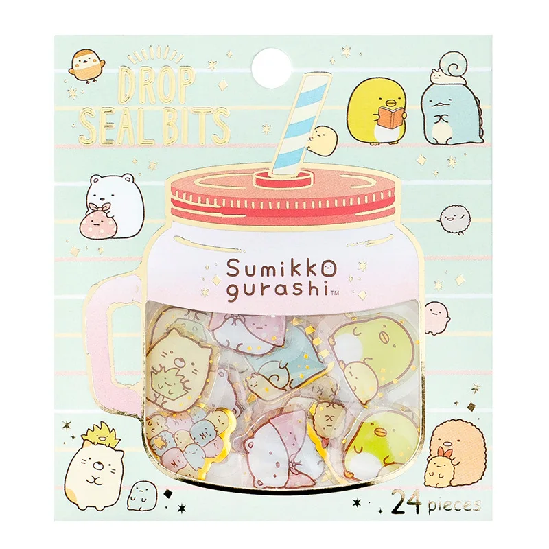 Cartoon Kawaii Transparent Decorative Scrapbooking Stickers