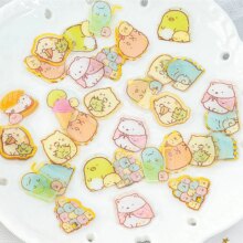 Cartoon Kawaii Transparent Decorative Scrapbooking Stickers Cartoon Kawaii Transparent Decorative Scrapbooking Stickers
