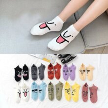 Multicolor Various Expression Smiles Kawaii Socks Multicolor Various Expression Smiles Kawaii Socks