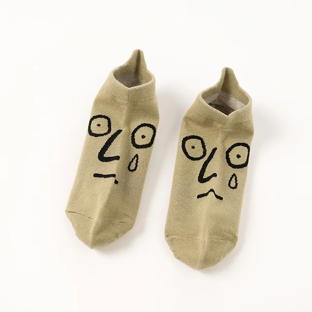 Multicolor Various Expression Smiles Kawaii Socks Multicolor Various Expression Smiles Kawaii Socks