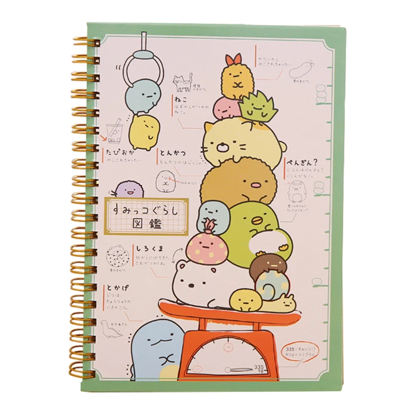 Kawaii Japan Cartoon Sumikkogurashi Coil Notebook Diary