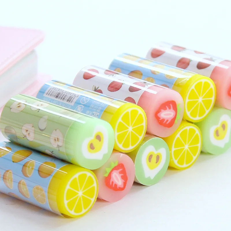Kawaii Creative Cartoon Fruit Erasers