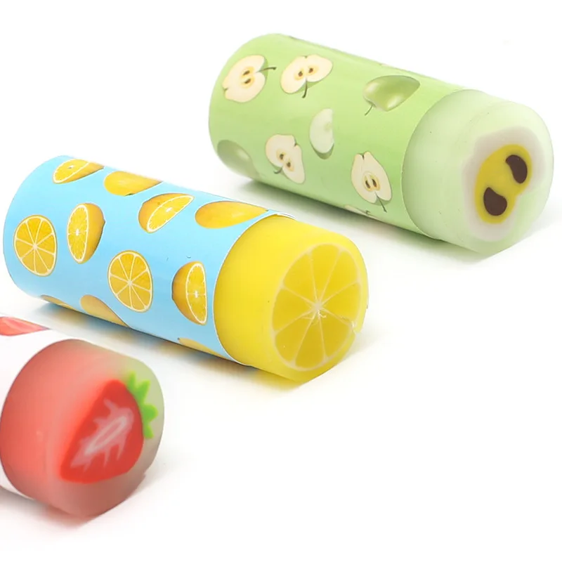 Kawaii Creative Cartoon Fruit Erasers