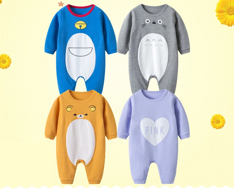 Baby Anime Cartoon Kawaii Cotton Clothes Pajamas