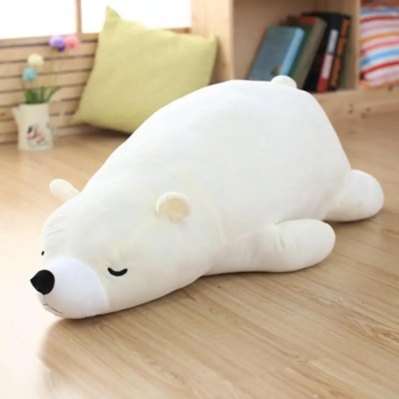 Kawaii Polar Bear Cartoon Stuffed Plush Doll Pillow Kawaii Polar Bear Cartoon Stuffed Plush Doll Pillow