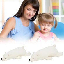 Kawaii Polar Bear Cartoon Stuffed Plush Doll Pillow Kawaii Polar Bear Cartoon Stuffed Plush Doll Pillow