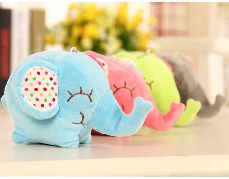 Kawaii Elephant Soft Plush Stuffed Toy For Car & Room Window Pendant