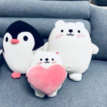 Kawaii Penguin And Polar Bear Doll Plush Soft Toys Kawaii Penguin And Polar Bear Doll Plush Soft Toys