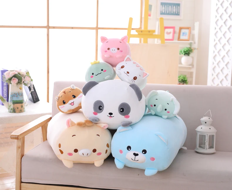 Kawaii Plush Soft Cartoon Stuffed Doll Baby Pillow