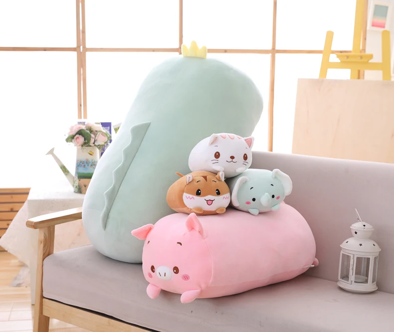 Kawaii Plush Soft Cartoon Stuffed Doll Pillow