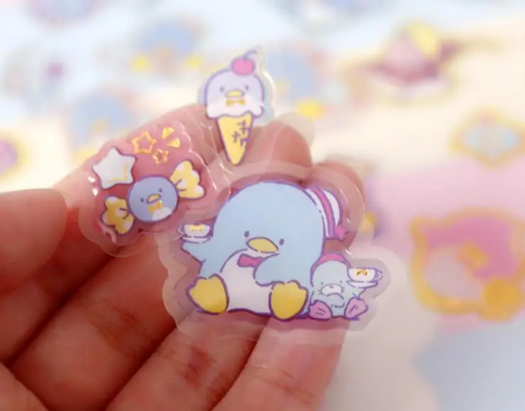 Kawaii Cartoon Scrap Booking Pack Stickers