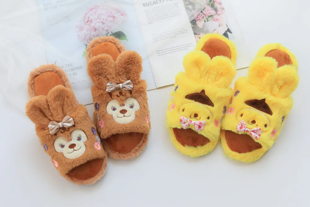 Cartoon Cinnamoroll Kawaii Plush Indoor Slipper