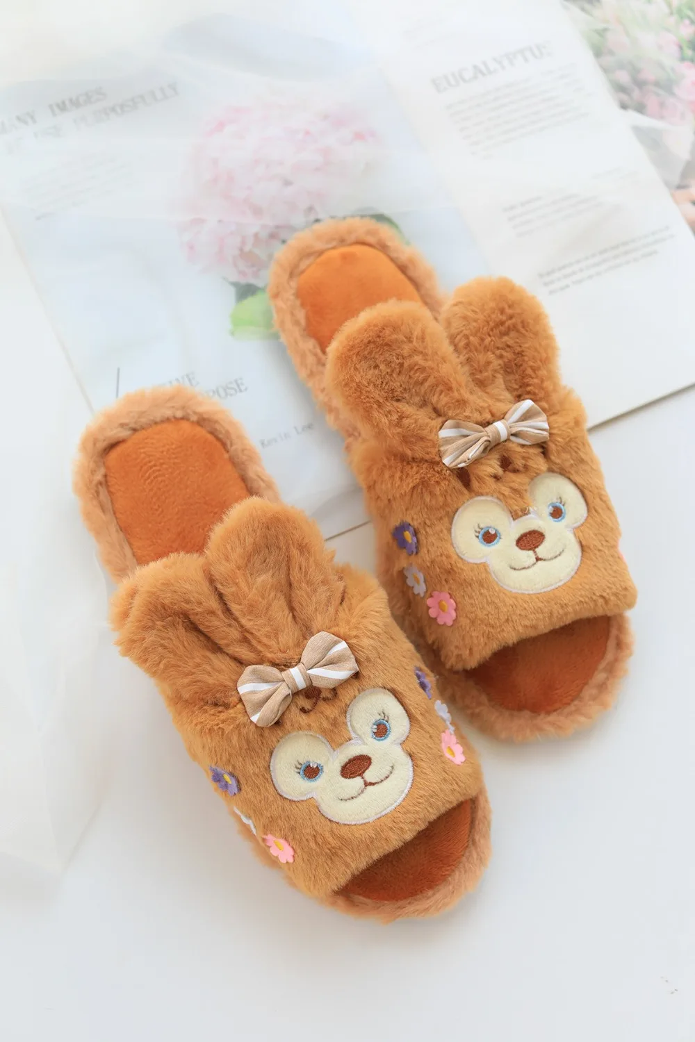 Cartoon Cinnamoroll Kawaii Plush Indoor Slipper