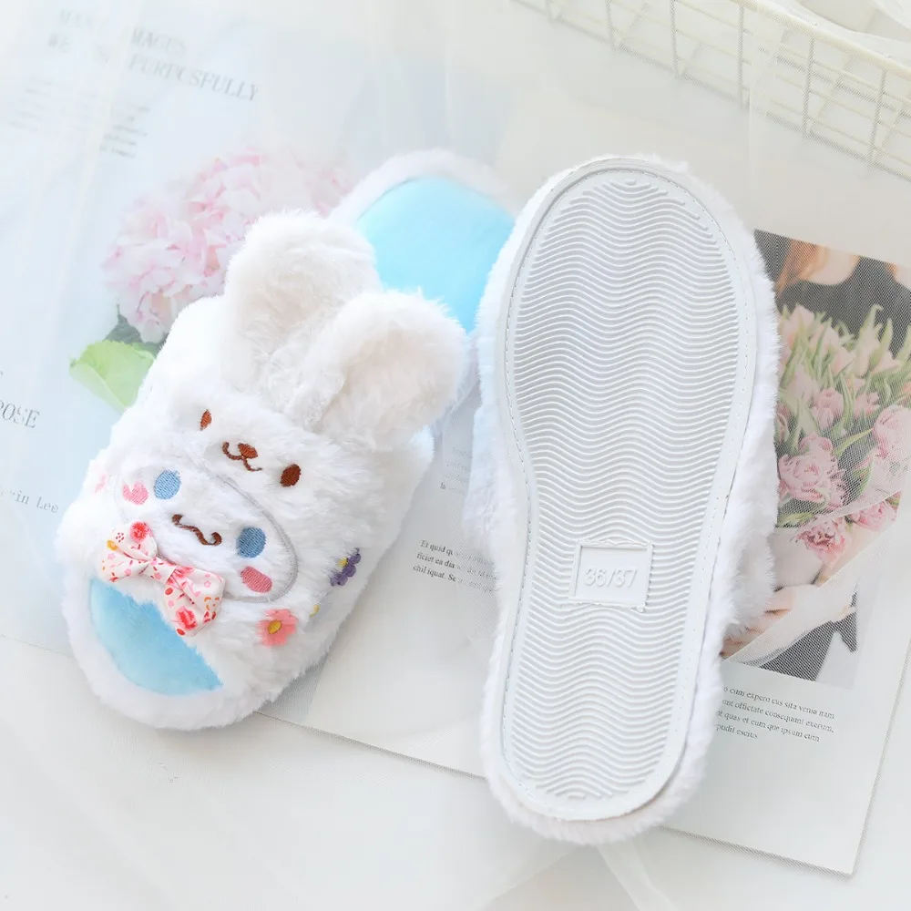 Cartoon Cinnamoroll Kawaii Plush Indoor Slipper