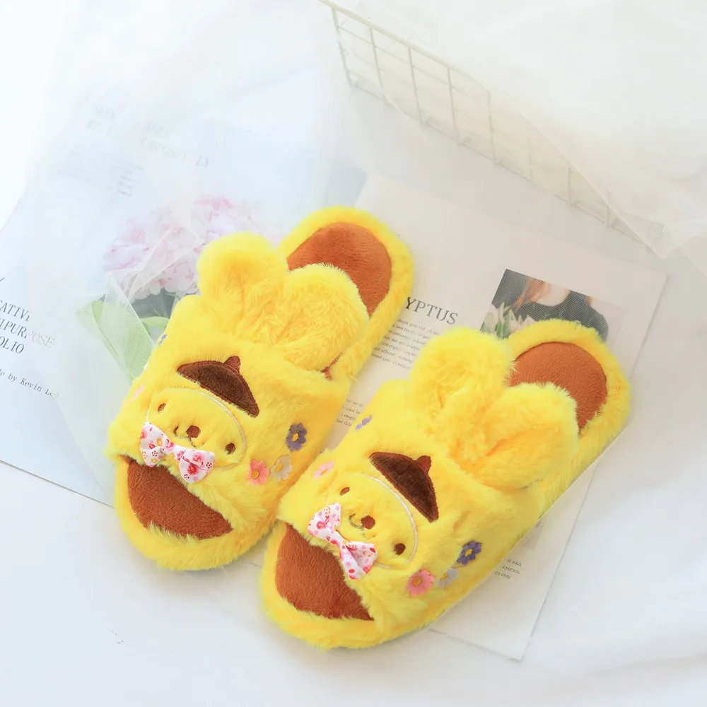 Cartoon Cinnamoroll Kawaii Plush Indoor Slipper