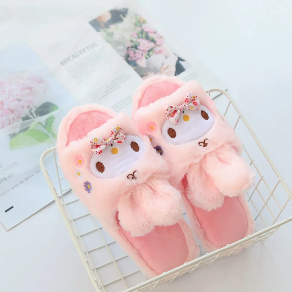 Cartoon Cinnamoroll Kawaii Plush Indoor Slipper