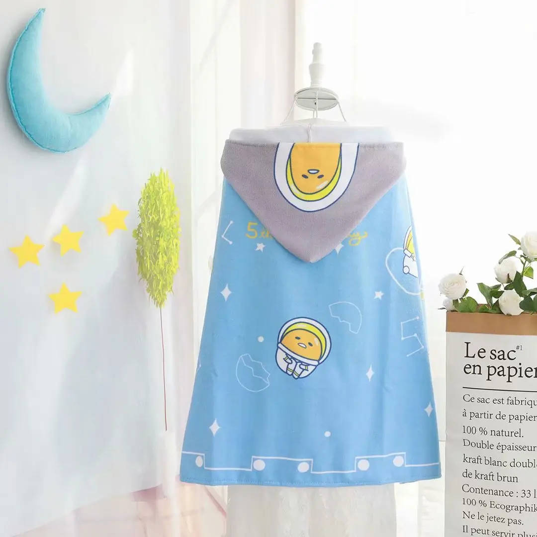 Kawaii Cartoon Soft Bath Towel Bathrobe Blanket
