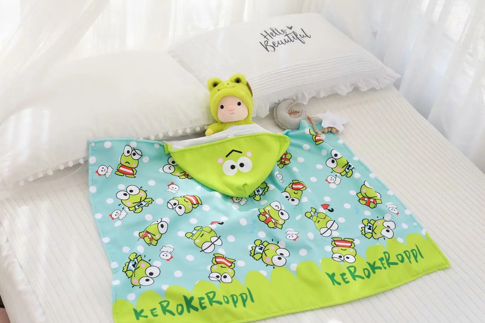 Kawaii Cartoon Soft Bath Towel Bathrobe Blanket