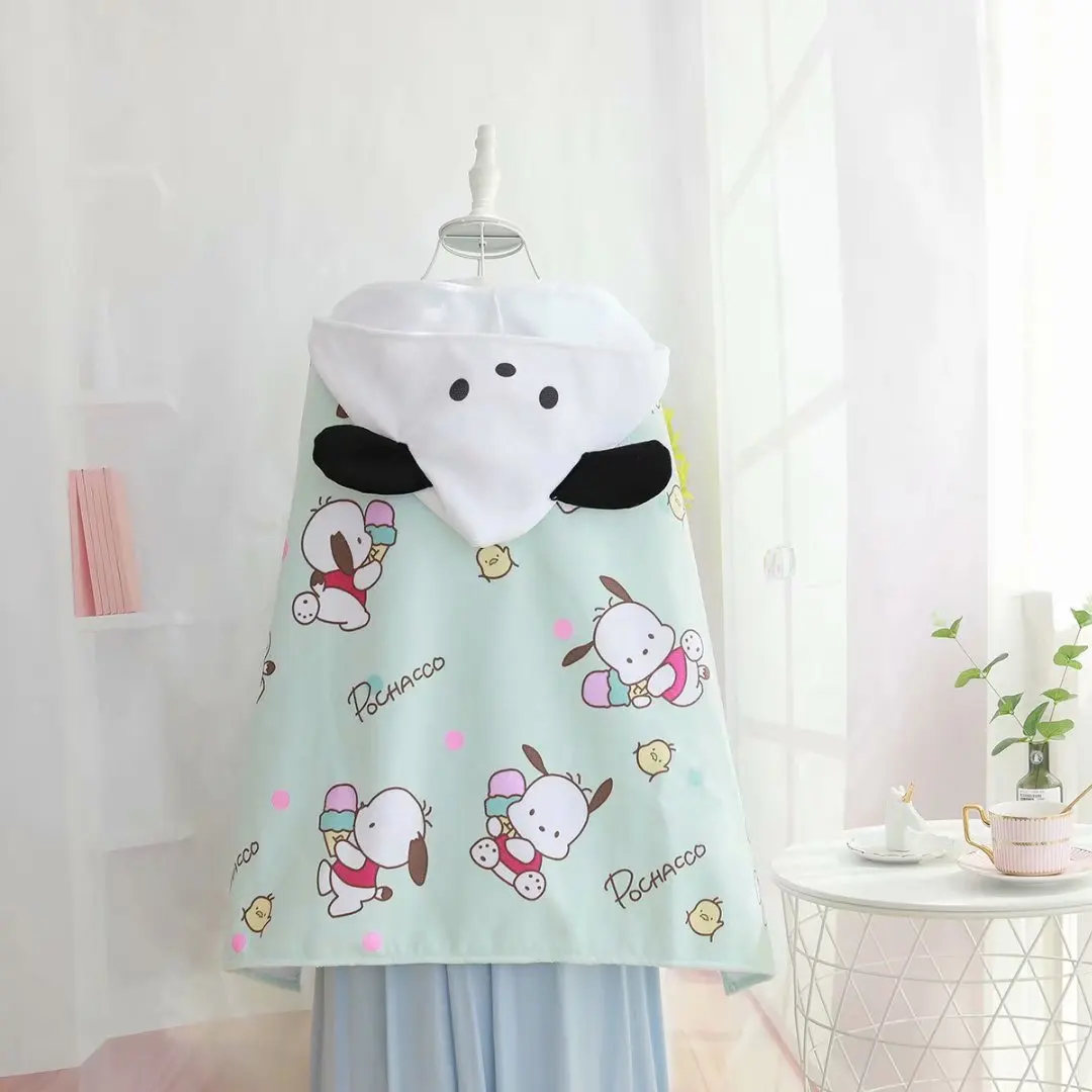 Kawaii Cartoon Soft Bath Towel Bathrobe Blanket