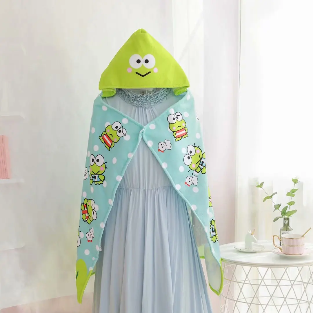 Kawaii Cartoon Soft Bath Towel Bathrobe Blanket