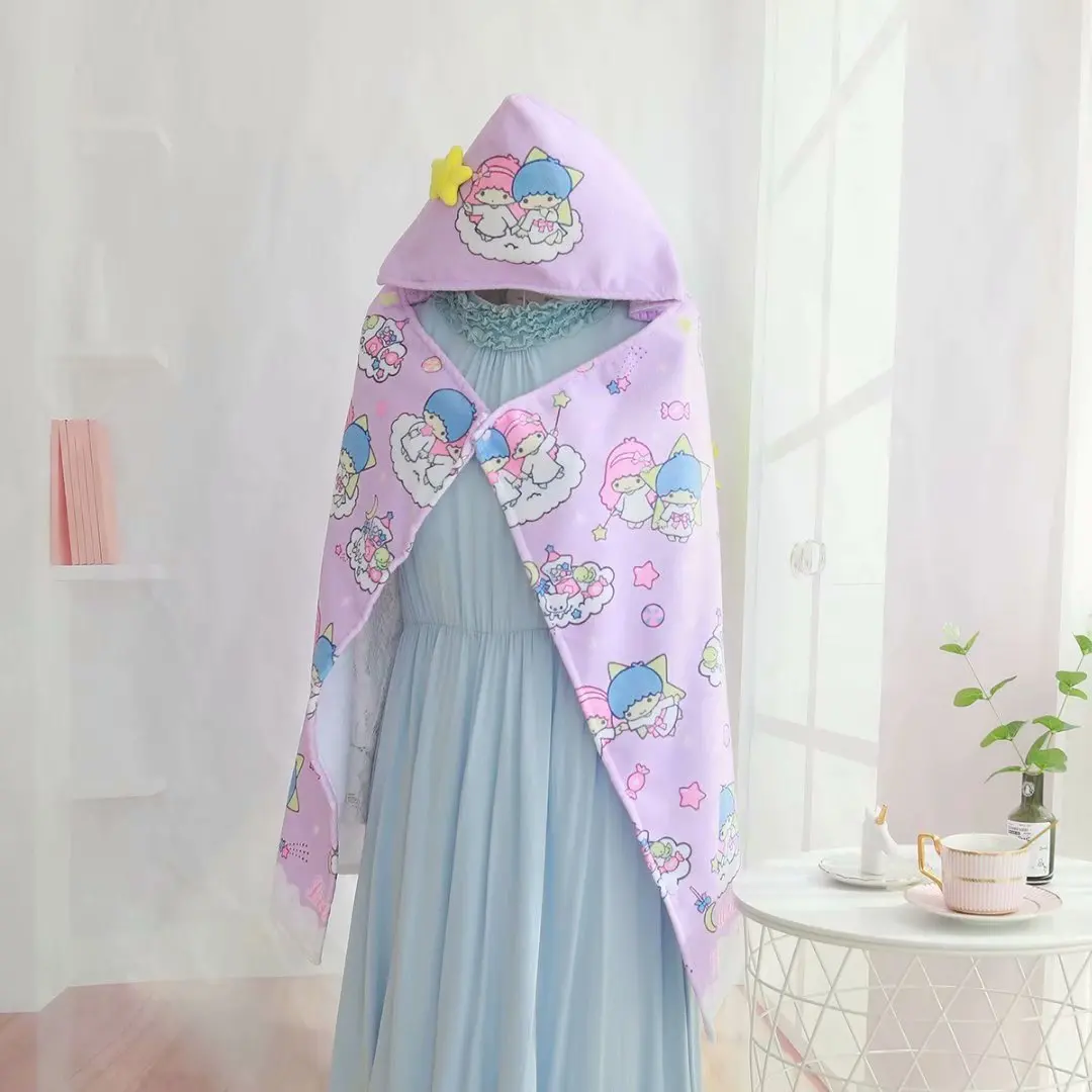 Kawaii Cartoon Soft Bath Towel Bathrobe Blanket