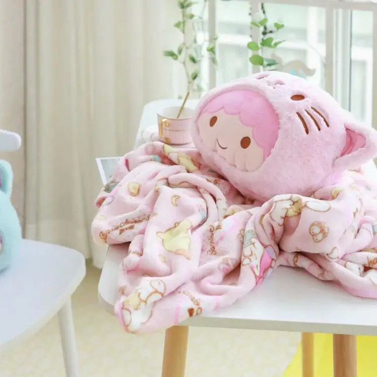 Cartoon Cinnamoroll With Little Twin Star Soft Plush Air Condition Kawaii Blanket Cartoon Cinnamoroll With Little Twin Star Soft Plush Air Condition Kawaii Blanket